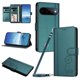 thumbnail image 1 of Funda Cartera Trébol para Google Pixel 11 Pro con Ranuras Tarjetas y Carga Inalámbrica Verde oscuro, 1 of 6