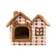thumbnail image 4 of Cama Para Dormir Para Gatos Cojín Transpirable Antideslizante Lavable Accesorios Para Gatos Marrón, 4 of 5