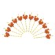 thumbnail image 2 of 12 piezas de acción de gracias Cupcake Picks Cake Toppers Cupcake Decors Turquía, 2 of 5