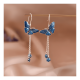 thumbnail image 2 of Aros Colgantes Mariposa Gancho Plata S925 Mujer #2, 2 of 3