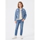 thumbnail image 1 of Chaqueta De Mezclilla Niña Con Brillos Y Rasgados Denim, 1 of 3