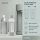 thumbnail image 2 of Saturador Mysoda Glassy Silent de 1 L con botellas de vidrio y plástico, 2 of 6