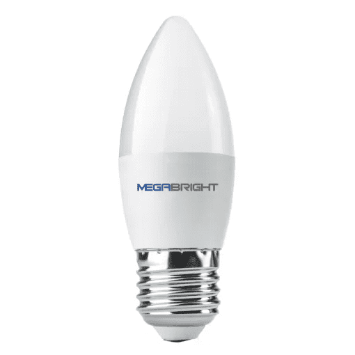 Megabright - Ampolleta Led C37 Vela 5w/3000k E-27