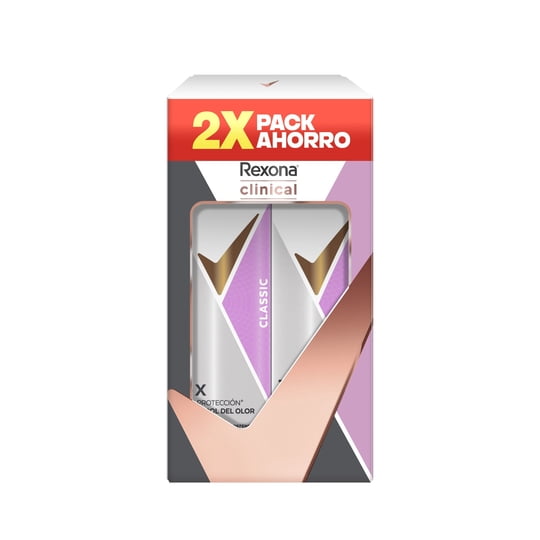 Pack Aerosol Rexona 2x Desodorante Woman Clinical Mujer