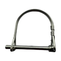 Magideal - Pasador De Acoplador Seguro Pasador De Bloqueo De Alambre Pequeño Pasador De Bloqueo De Eje De Alta Resistencia De 4,8 Mm X 50 Mm, Pasadores En D Para