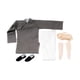 thumbnail image 1 of Ropa De Kungfú Chino A Escala 1/6 Gris Para Figura De Acción Masculina De 12 Pulgadas, 1 of 3