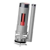 Magideal - Válvula De Descarga Para Inodoro, Piezas De Descarga Para Cisterna De Inodoro, Reemplazo De Válvula De Drenaje Para Ahorro De Agua, Fácil Instalación 24 Cm