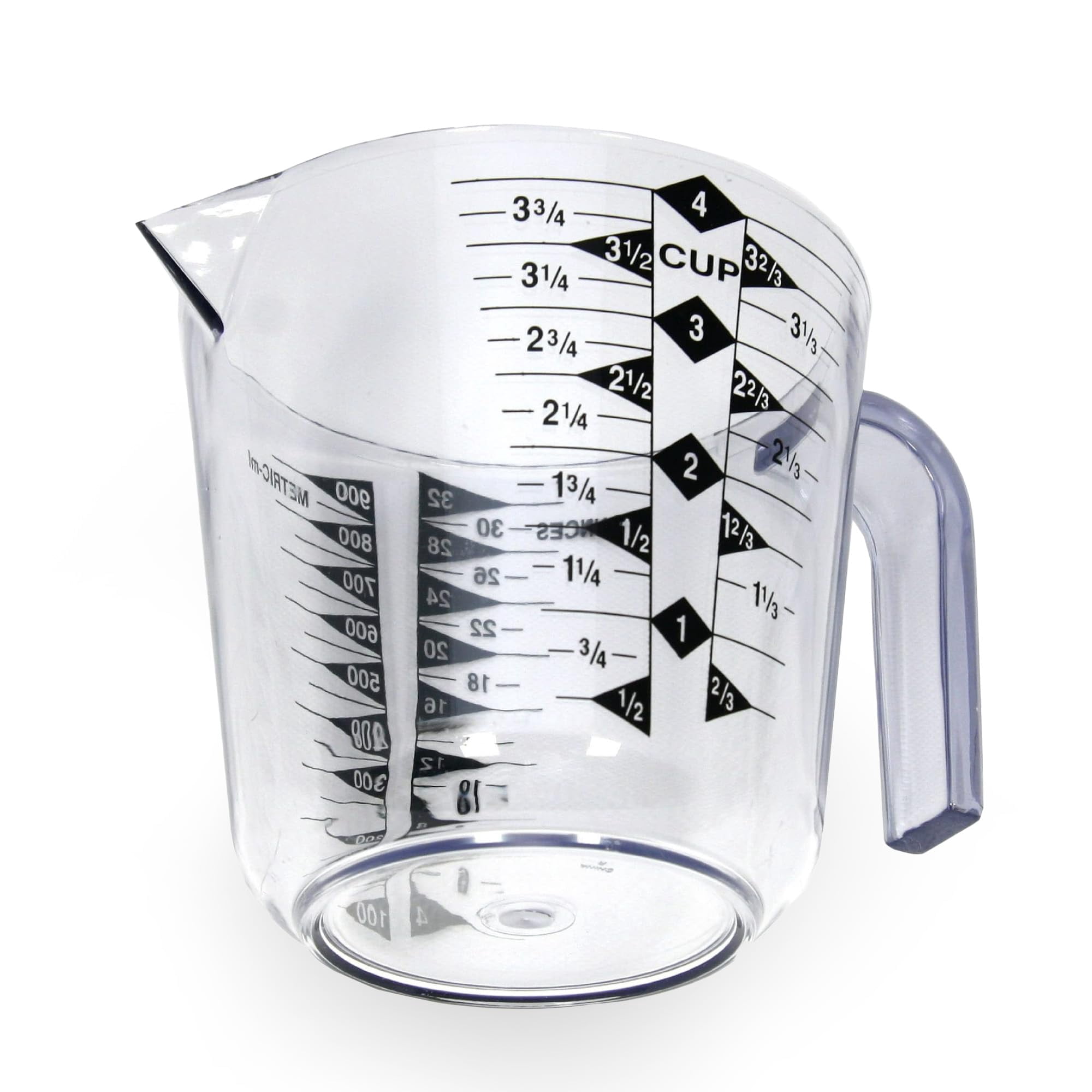Vaso Medidor Chef Craft Select De Plástico, 4 Vasos, Transparente