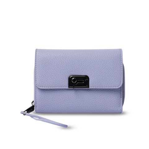 Billetera Totto Mujer Smooth Cri Con Rfid Blocker Morada