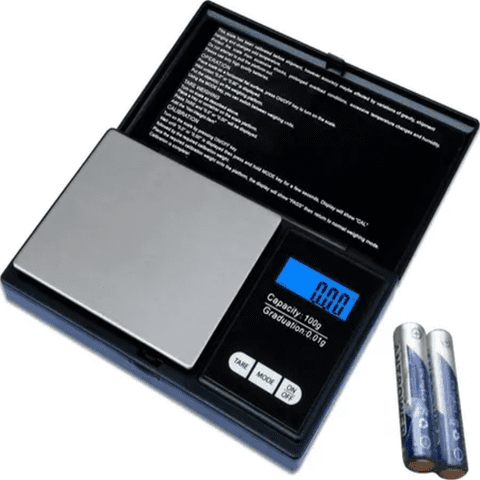 Genérico - Pesa Digital Portátil Precisión 0.1G A 500G Color Negro