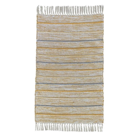 Bajada de Cama Alg Mustard 60x90cm Algodón, 1 Un
