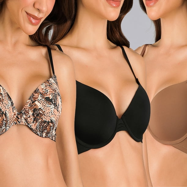 Pack 3X Sosten Perfect Microprint Flores Mujer 25602-254