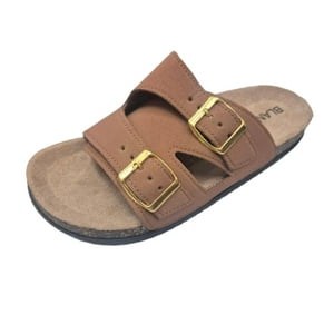 Vinnys Outlet - Sandalia Mujer Hebilla Camel