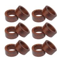 Xusx111 - Conjunto De Anillos De Servilleta De Madera Artesanal, Conjunto De 12, Soportes De Servilleta De Madera, Hecho A Mano Por Artesanos Cualificados - Perfecto Para Fiestas, Cualquier Evento, Us