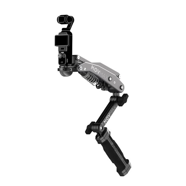 MOVMAX Blade Arm Kit de mano para DJI Pocket 3, Insta 360 y GoPro Hero 12, estabilizador de mano / tecnología N2 Arm / bloqueo universal de tornillo