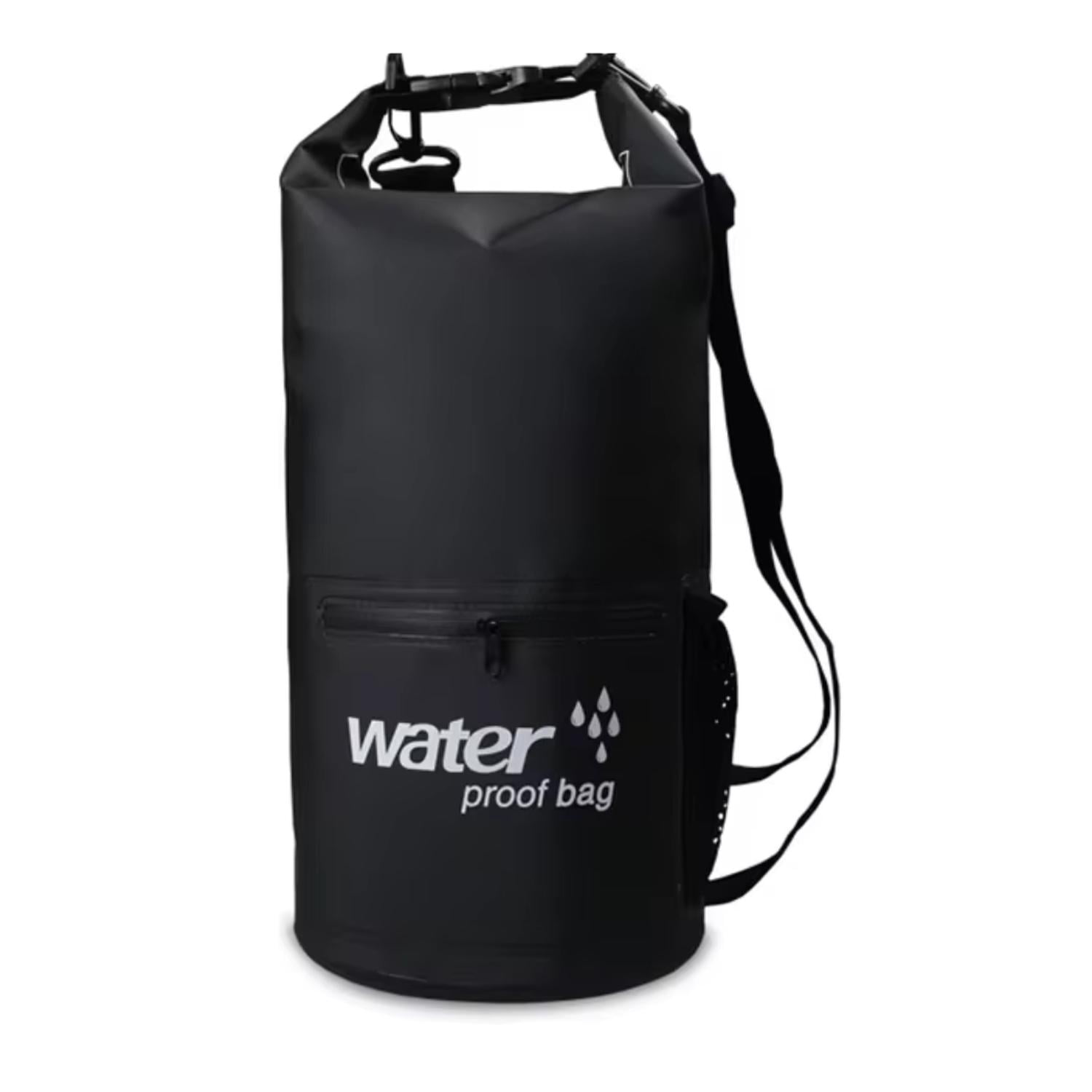 Mochila Seca Impermeable. 25 L. Waterproof. Negro Negro