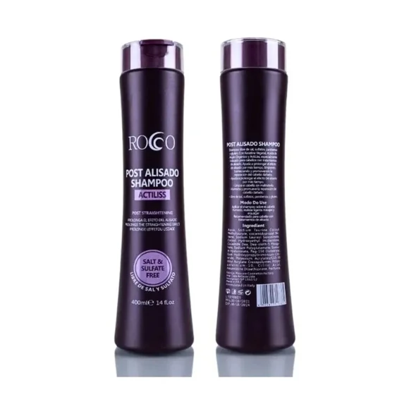 Rocco Acondicionador Post Alisado Sin Sal Y Sulfatos 400 Ml