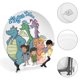 thumbnail image 4 of Cuentos de dragones Plato decorativo de porcelana fina (bone china), plato decorativo de cerámica para hogar, oficina, soporte de pared, platos decorativos para dormitorio - 6 pulgadas (15 cm), 4 of 6