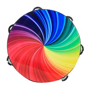 Bothyi - Panderetas De Mano De Madera Para Niños Y Adultos, Tambor De Mano Para Juguetes De Fiesta, 10 Pulgadas