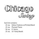 thumbnail image 2 of Surtido para fiesta Beistle Chicago Swing de Año Nuevo para 50 personas, 2 of 7