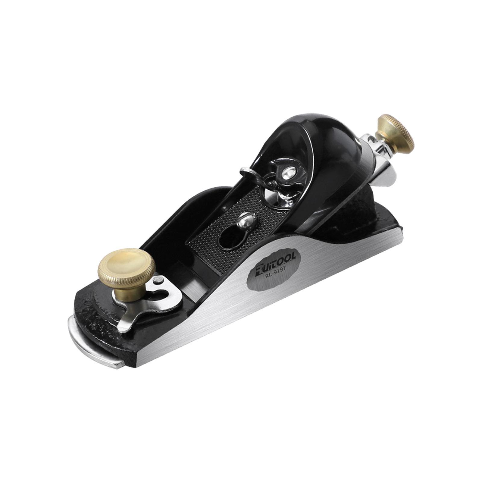 Magideal - Cepilladora De Carpintería, Herramienta Práctica, Cepilladora De Fondo Plano De Metal De Alta Resistencia, Cepilladora Manual Para Carpintería, Cepill