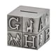 thumbnail image 4 of Pewter ABC Block Bank Creative Gifts International Silver, 4 of 4