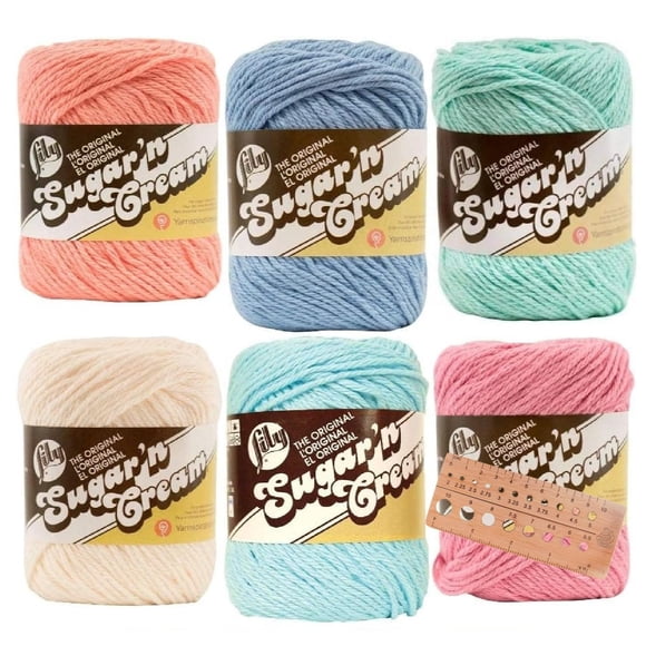 Hilo de algodón tipo worsted #4 – 71 g / 109 m – Craft Bunch