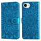 thumbnail image 1 of Funda tipo cartera FOXDOCK para iPhone 16e , diseño girasol en relieve, cuero PU, cierre magnético, soporte y tarjetero, 1 of 5