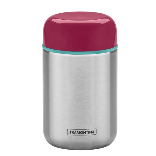 Tramontina - Termo Para Comida 400ml Rojo Acero Inoxidable