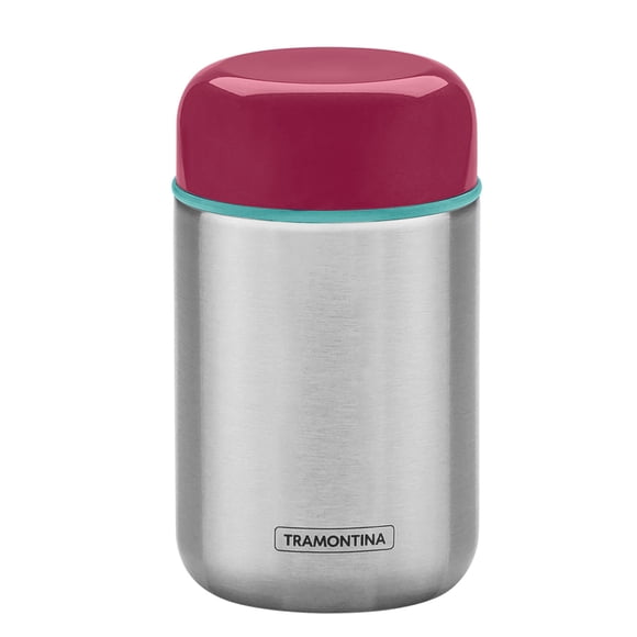 Termo Para Comida  400ml Rojo Acero Inoxidable