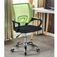 thumbnail image 4 of Silla de oficina ergonómica altura ajustable gira 360° Verde, 4 of 10