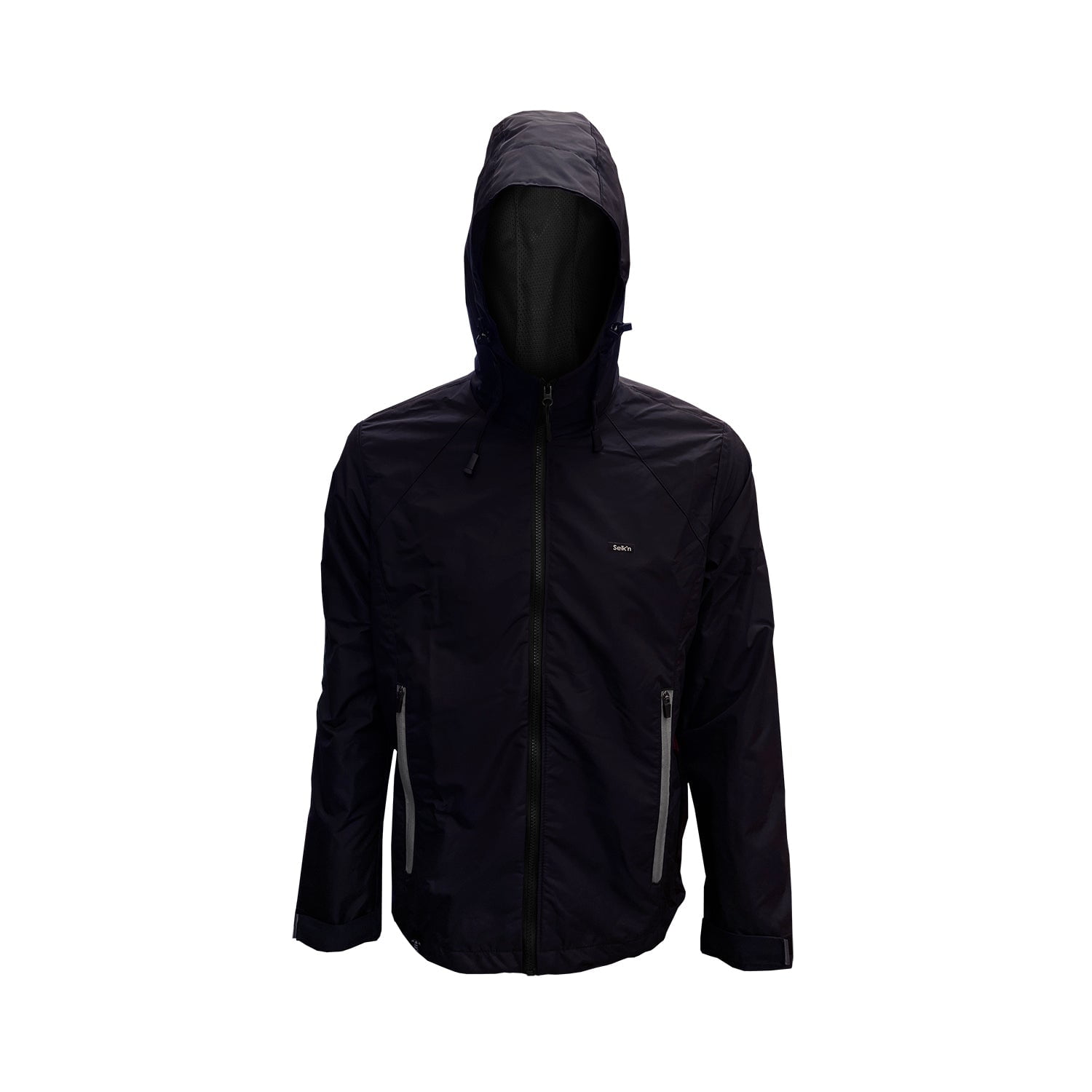 Selk'n - Chaqueta Cortavientos 800t Azul Marino Modelo Hombre Talla M