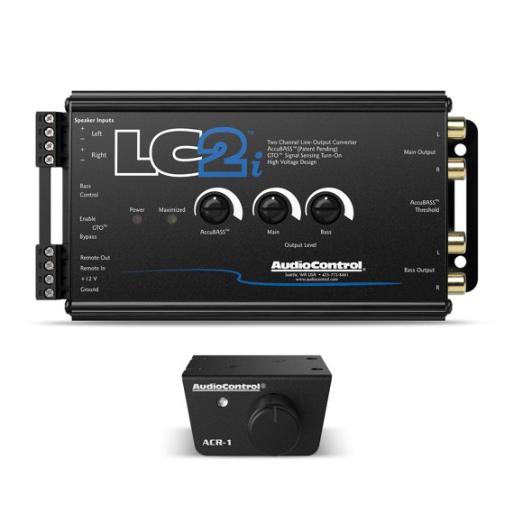 Convertidor de Salida de Línea AudioControl LC2i de 2 Canales con ACR-1