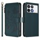 thumbnail image 2 of Funda Cartera Mariposa para [Xiaomi Poco F6 Pro] con Soporte y Cremallera Verde oscuro, 2 of 6
