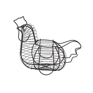 Bothyi - Cesta Metálica Para Huevos De Gallina, Cesta De Alambre Para Huevos De Frutas, Para Mesa De Comedor, Cocina Casera