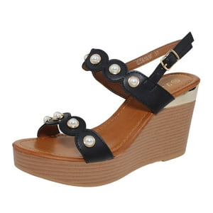 Sandalia Negro Vía Franca