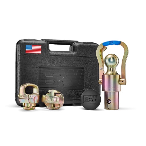 Kit de bola de cuello de cisne y cadena de seguridad para enganches de remolque B&W GNXA2062