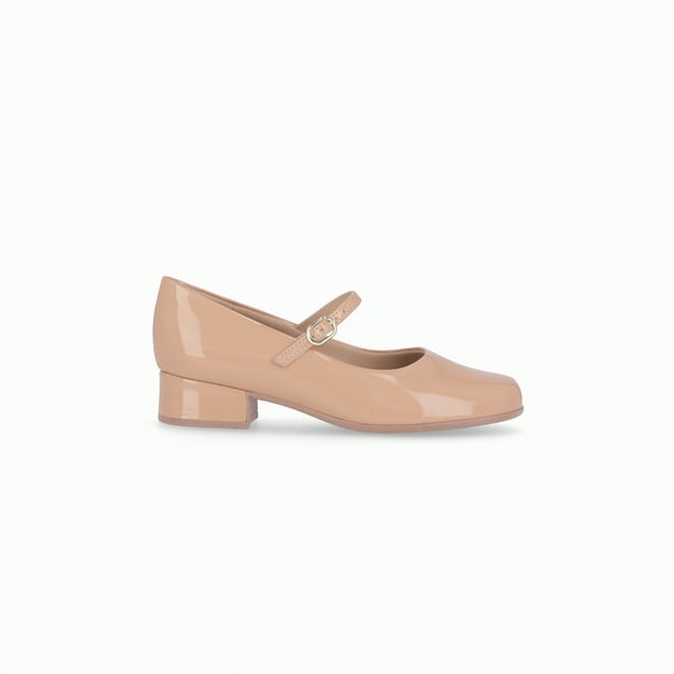 Zapato Mary Jane Mujer Nude/Charol 145 Piccadilly