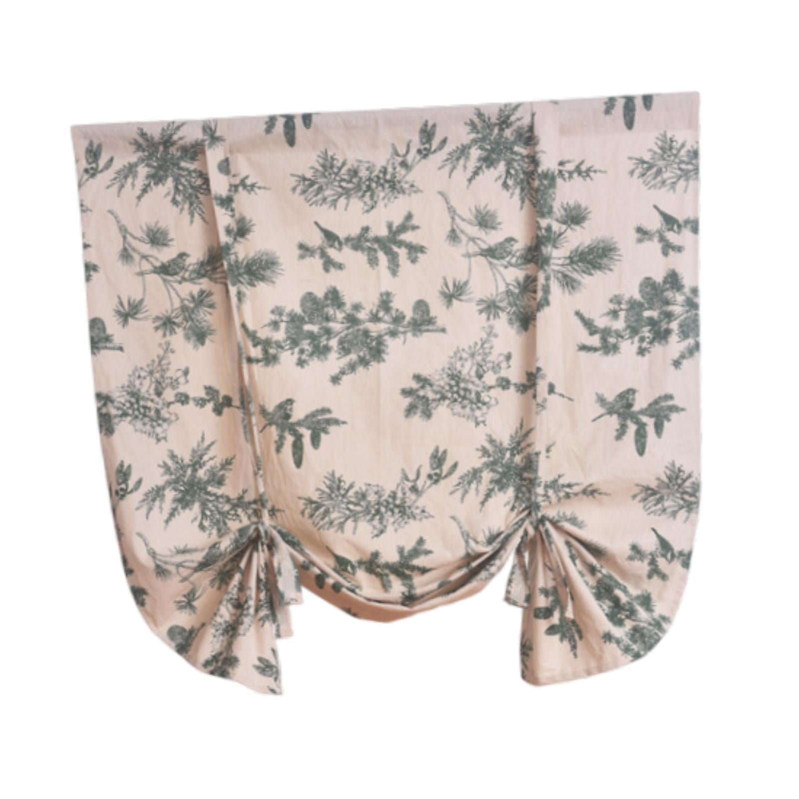 Magideal - Atagar La Cortina De Cenador Tratamiento De La Ventana De La Ventana Del Algodón De Algodón De Algodón Tipo Granja Cenefa De Granja Para El Dormitorio 80 Cmx140 Cm