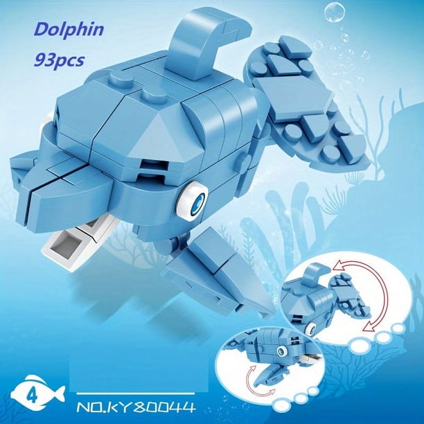 Sea Animals Building Blocks Toys, Early Educational Toy For Kids, Xmas Gift