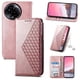 thumbnail image 1 of Funda Flip FOXDOCK para Realme 11 5G , Estilo Billetera con Diseño Rombo, Correa de Mano y Soporte, Uso Diario, 1 of 6