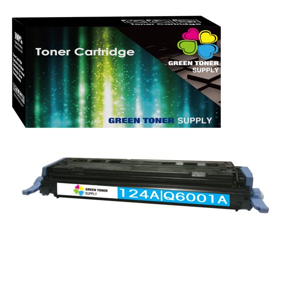 Tóner Green Toner Supply HP 124A Q6001A Cian 1 unidad