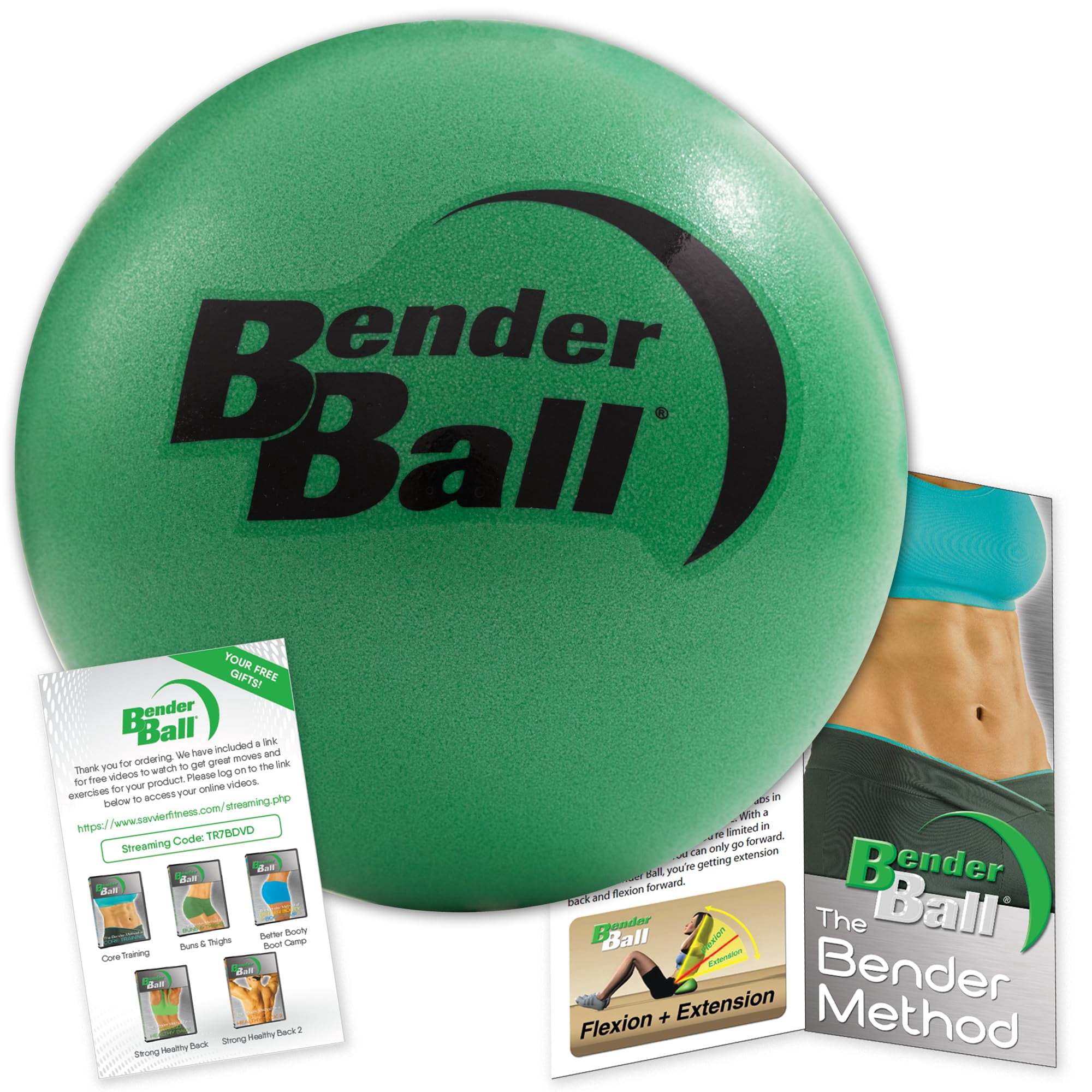Bender Ball - Pelota Dobladora De Bolas De Pilates De 9 Pulgadas Para Entrenamiento De Abdominales, Tronco Y Espal