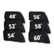 thumbnail image 1 of 6 Piezas De Fundas De Cabeza De Hierro Para Palos De Golf Para Todos Los Palos De Conductor, Color Negro, 1 of 5