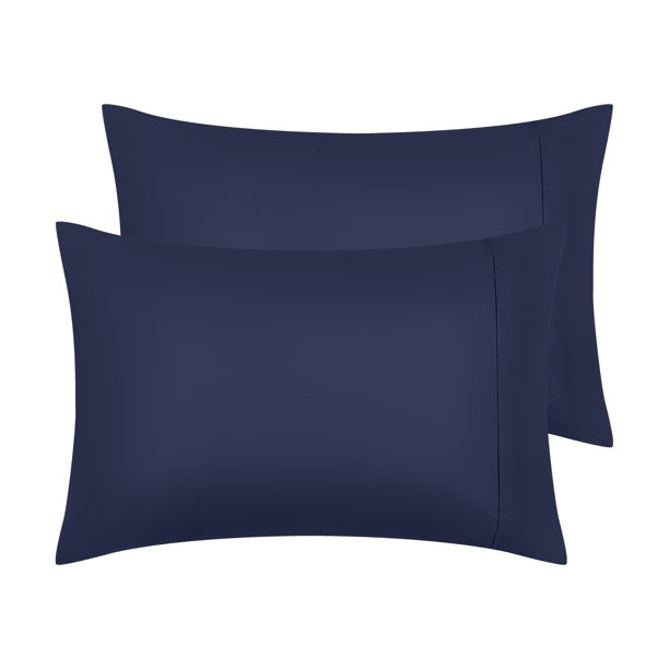 FUNDAS DE ALMOHADA REGALWOVEN Juego de 2 con Cierre de Sobre Fundas de Almohada, Regalo para Mujeres Hombres Azul Bavy Queen