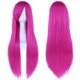 thumbnail image 1 of suxuMhao Pelucas - 1 Pieza Peluca de Cabello Rosa, Peluca con Diadema, Pelucas Estilo Cabello Humano, Peluca sin Pegamento y Pelucas Sintéticas, 31.5 IN (80CM) de Largo, Fácil de Usar para, 1 of 2