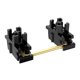 thumbnail image 1 of Estabilizador de teclado DUROCK Plate Mount V3 2U 6.25U 7U Black Gold, 1 of 8