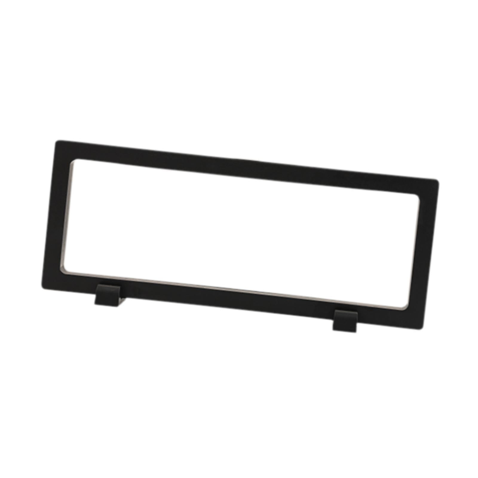 Ioensy - Organizador De Regalos De La Vitrina Del Marco Flotante Para Las Monedas De Desafío De Medallón De Alfileres Negros