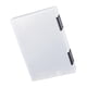 thumbnail image 4 of Archivador Portátil Transparente Doble Hebilla Con Asa Caja Contenedores A5 Grueso Blanco, 4 of 7