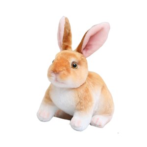 Magideal - De Simulación, Regalo De Peluche, Adorable Juguete Cómodo, Muñeco De Peluche De Conejo Suave Encantador Para Festival, Navidad, Mamá, , Marrón B